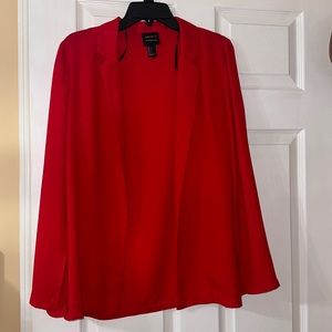 NWOT Lightweight Red Forever 21 Cardigan